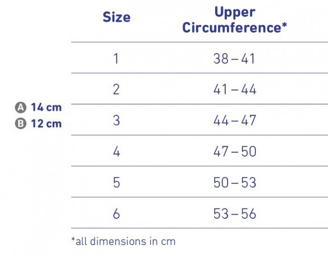 BF GenutrainA3 sizes