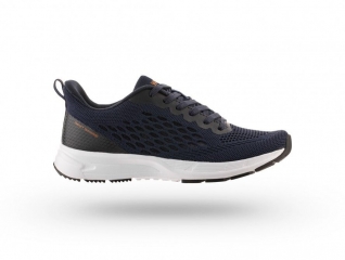 נעלי ווק WOCK - דגם ברילייט רשת גברים כחול כהה BREELITE 01 ,NAVY BLUE WORK SNEAKERS