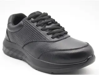 נעל אורטופדית אלגנטית שחור לגברים מבית Absolute Comfort