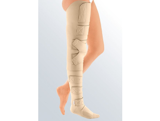 יחידת לחץ מלאה עד המפשעה בהתאמה אישית CircAid® Juxtafit essentials leg מבית Medi  