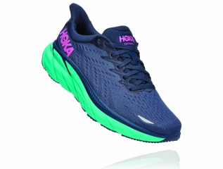 Hoka Clifton 8 - נעלי ספורט נשים הוקה קליפטון 8 בצבע כחול/טורקיז