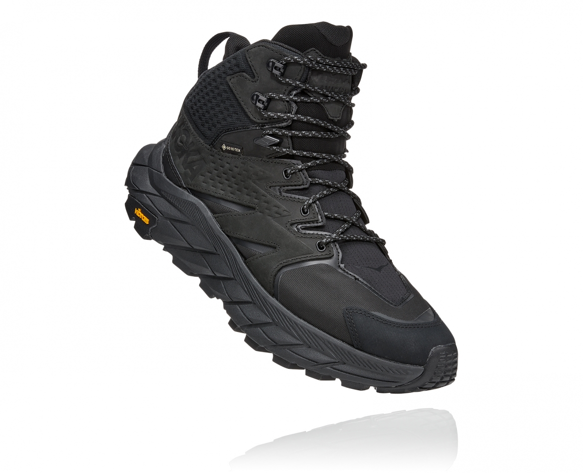 Hoka Anacapa 2 Mid GTX - נעלי טיולים גברים הוקה אנאקפה גורטקס בצבע שחור